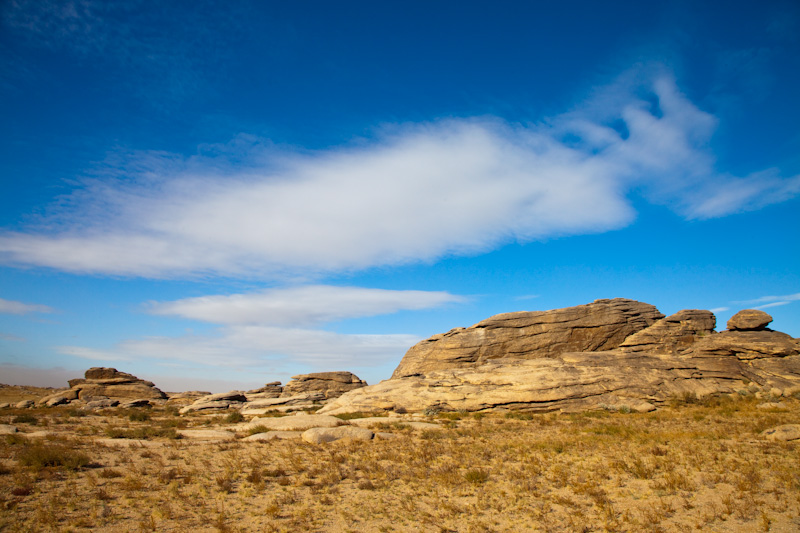 Clouds Above Rock Formations